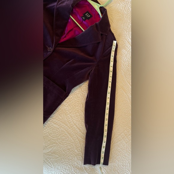 Gap | Velvet Blazer | Purple | size 2 - Picture 8 of 8